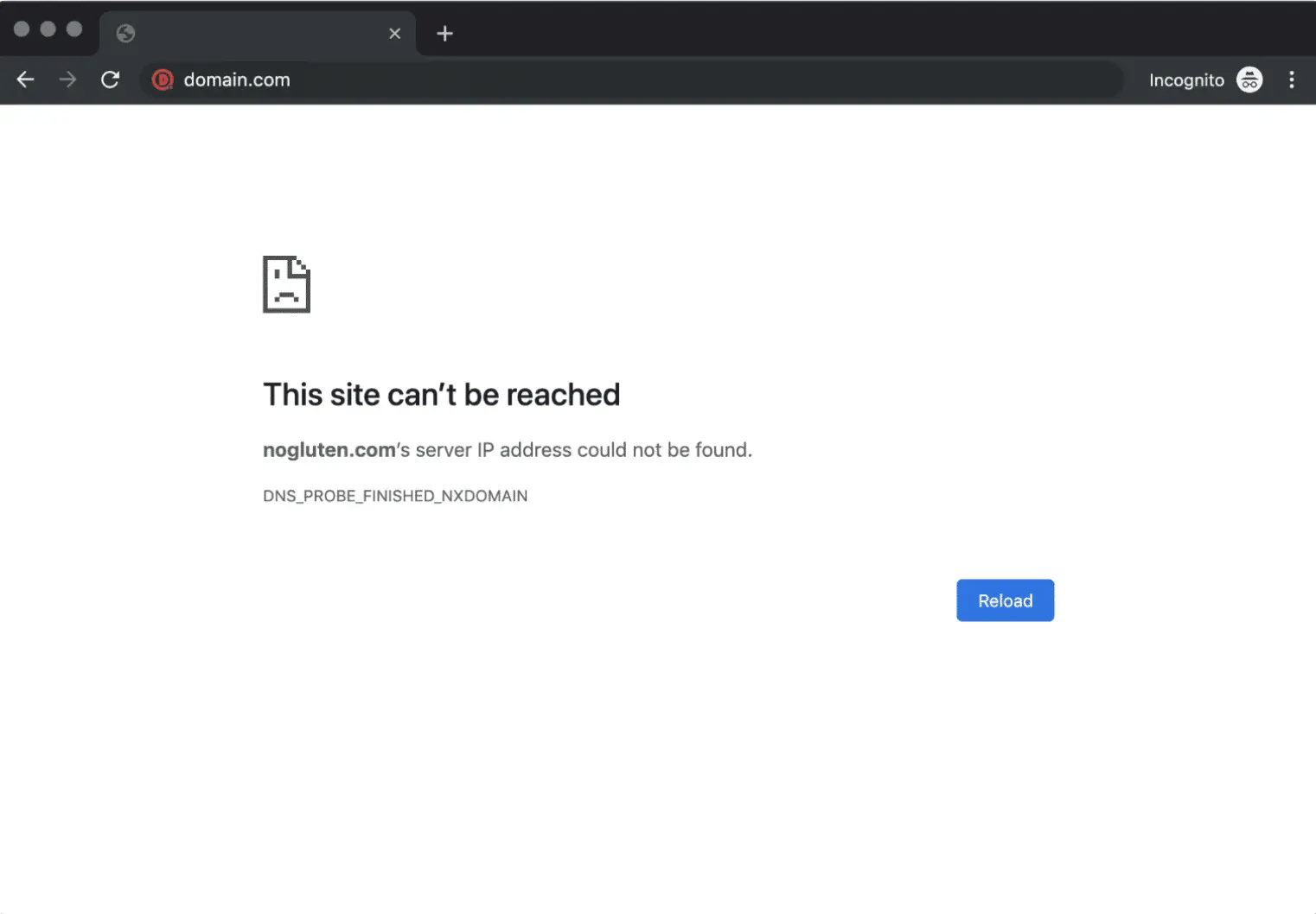 DNS_PROBE_FINISHED_NXDOMAIN-error in chrome