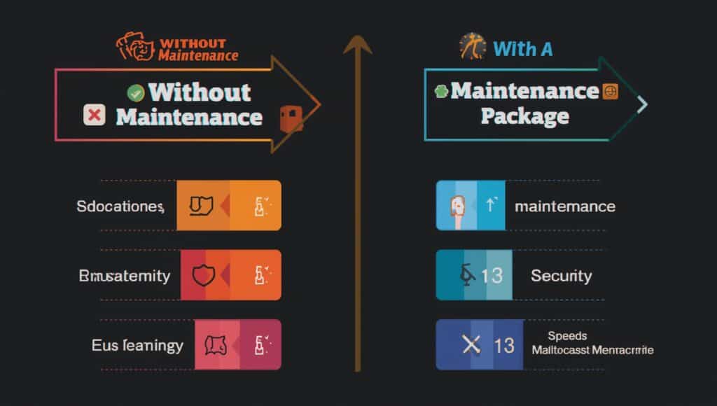 Infographic - With vs Without Maintenance